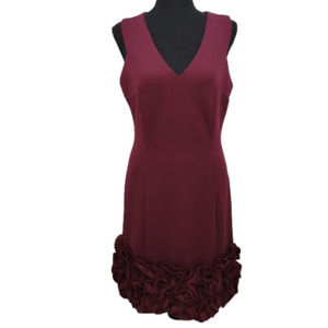 Donna Ricco Cupcake Hem Scuba Sheath Dress